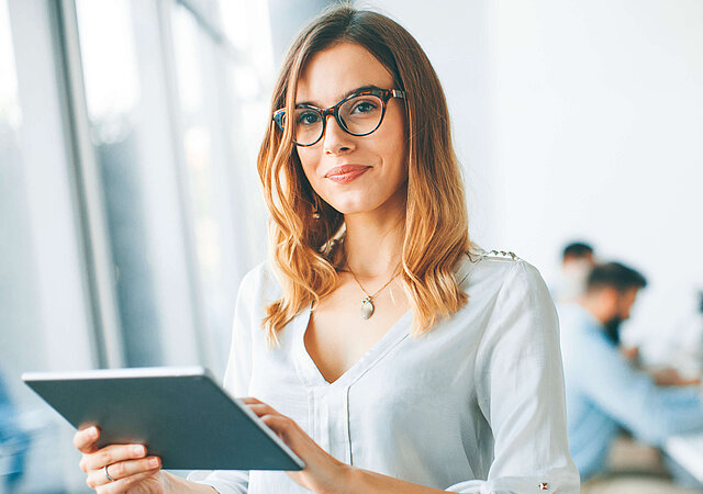 Ausbildungsmanagement Software Nutzerin