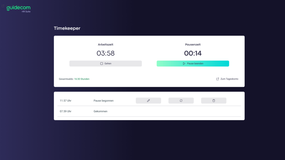 Software für Zeiterfassung Software für Zeiterfassung