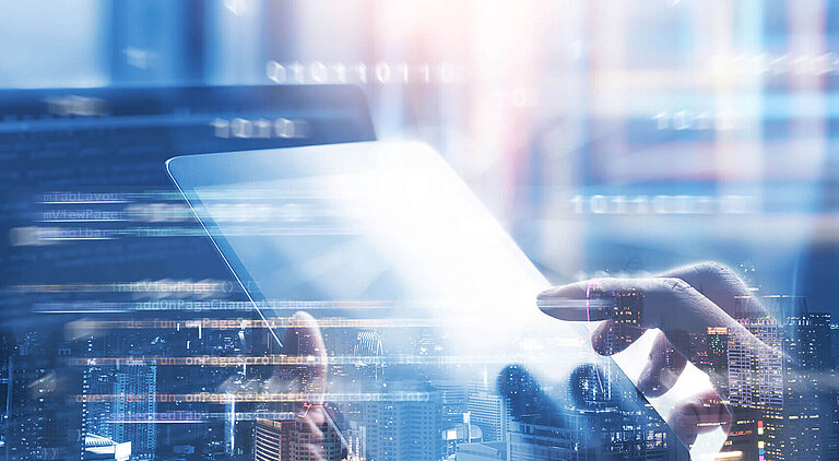 Tablet für Firmenkundengeschäft