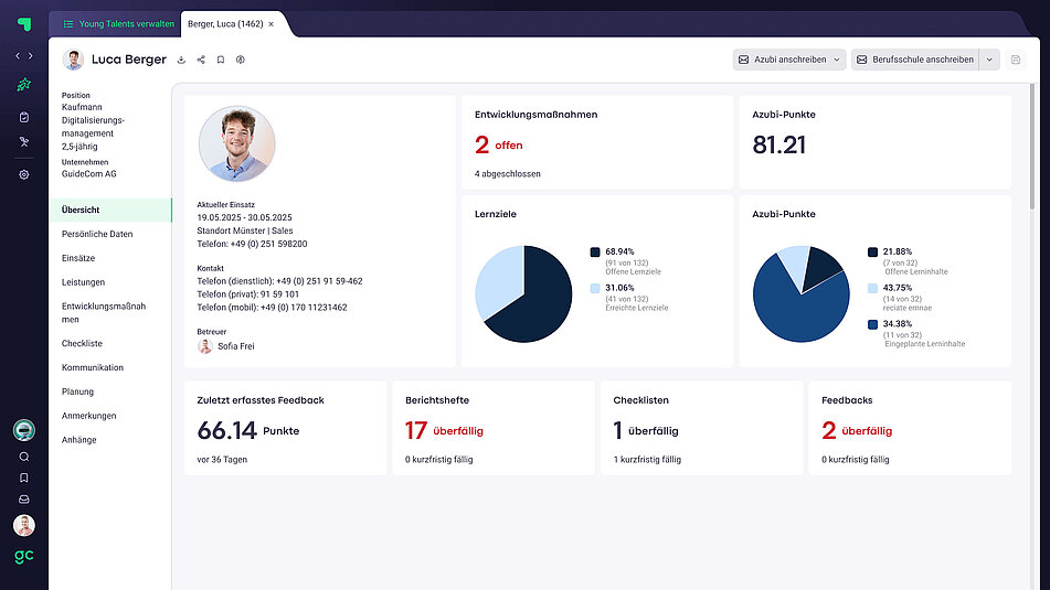 Ausbildungsmanagement Software Ausbildungsmanagement Software