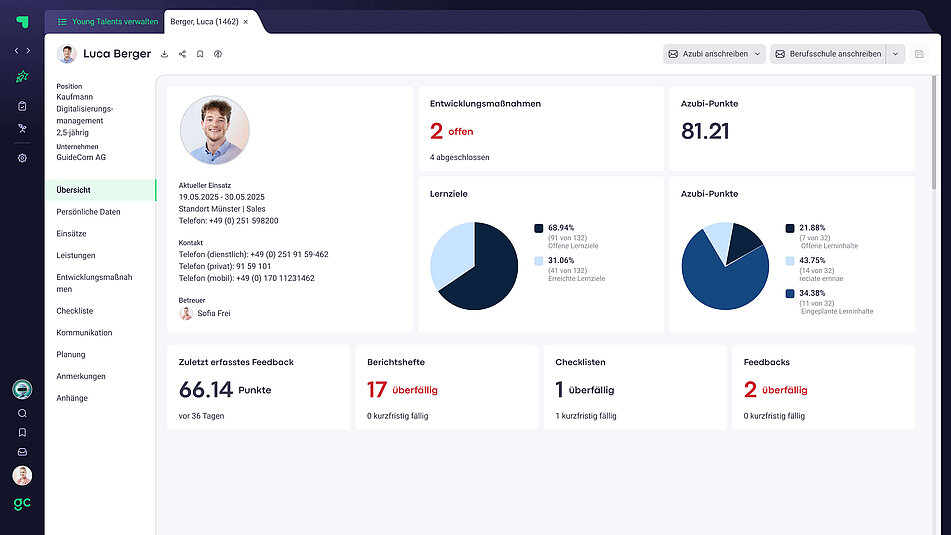 Ausbildungsmanagement Software Ausbildungsmanagement Software