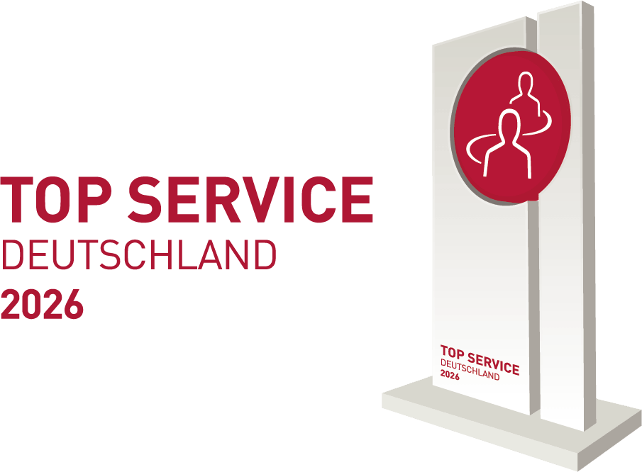 Auszeichnung_GuideCom Top Service Deutschland 2026