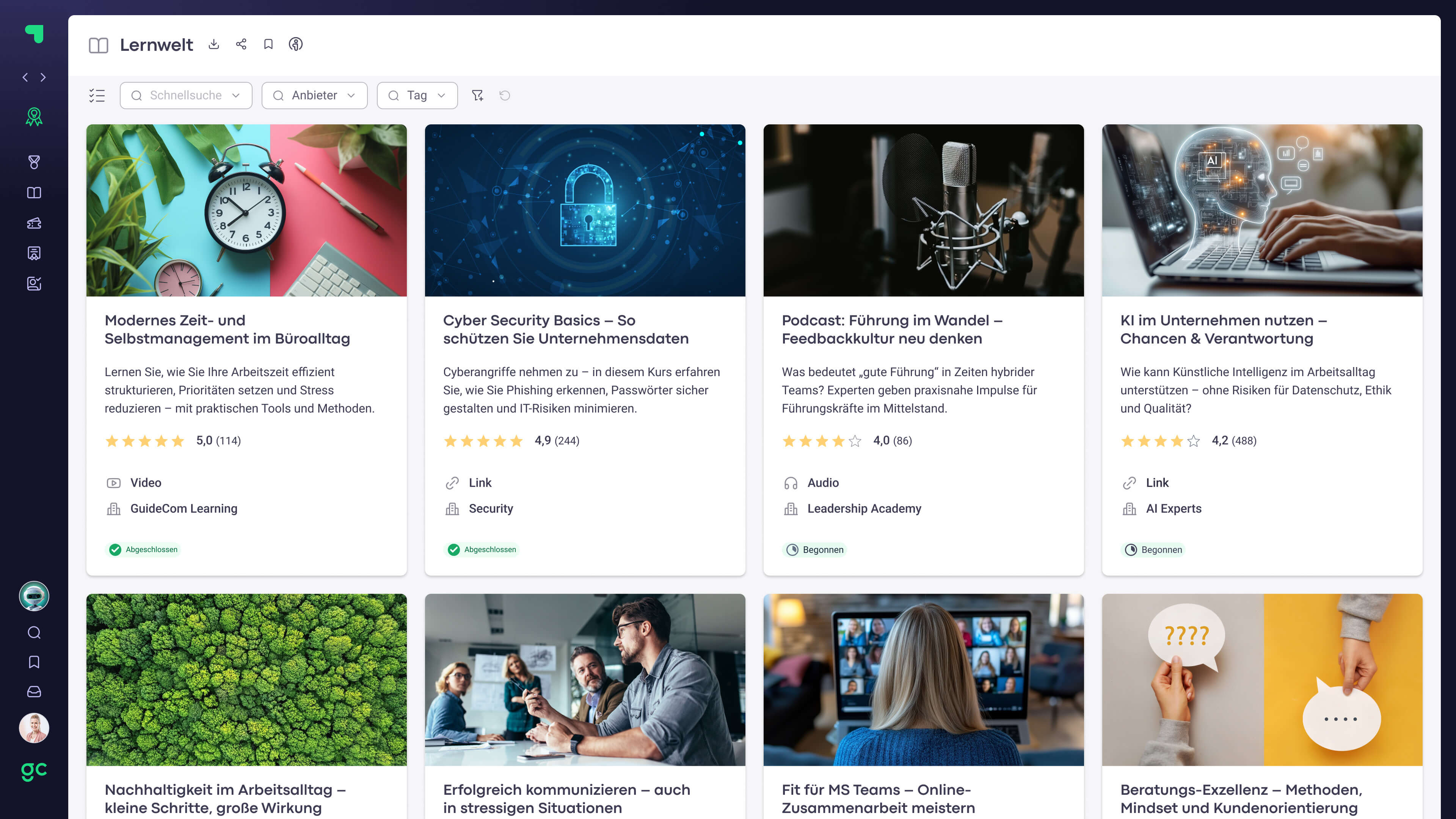 Academy Weiterbildungsmanagement Software
