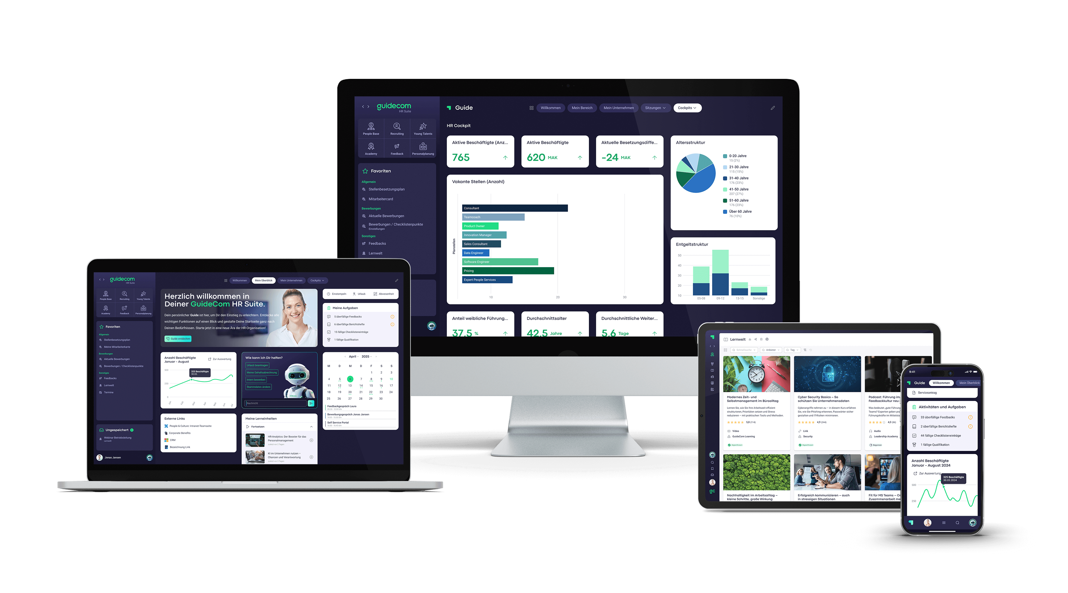 GuideCom HR Suite Devices