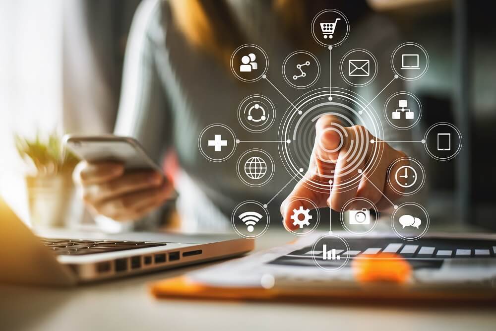 Ipad Weiterbildung mit Icons